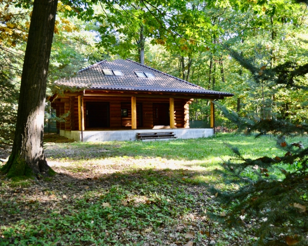Moderní srub 4+kk, pozemek 4830 m2 v Kersku, 25 km od Prahy